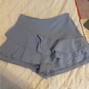 Blue skort from local boutique